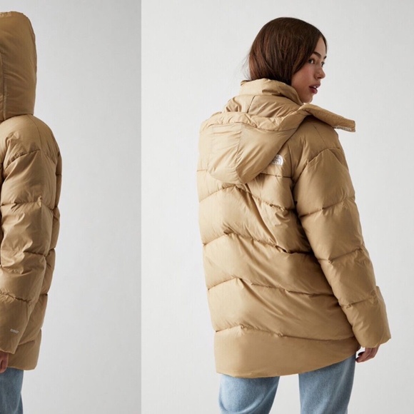 NWT The North Face Women’s Palomar Down Parka Coat Jacket Relaxed fit Khaki M BE - Picture 12 of 16
